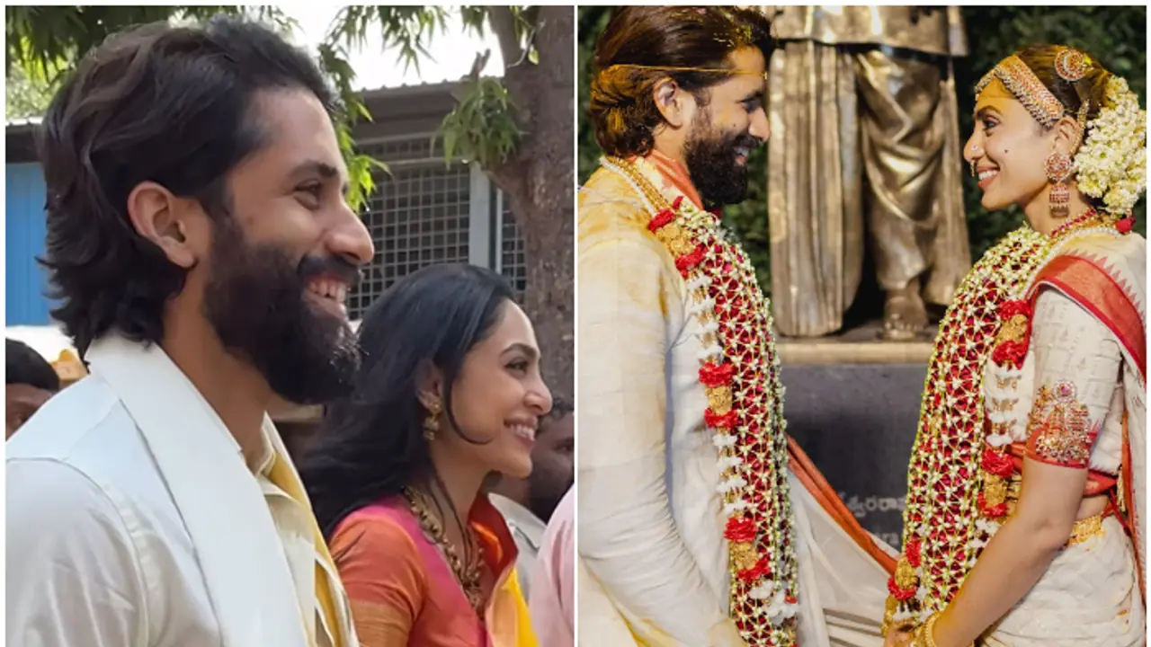 Sobhita Dhulipala Naga Chaitanya: Couples makes FIRST joint appearance post wedding [WATCH]