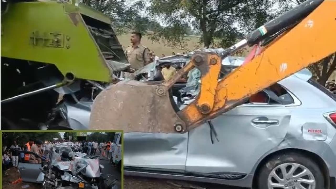 ಕನ್ಯಾ ನೋಡಲು ಹೋದವರು ಕೈಲಾಸ ಸೇರಿದರು: ತೊಗರಿ ಕಟಾವು ಯಂತ್ರಕ್ಕೆ ಕಾರು ಗುದ್ದಿ ಐವರ ಸಾವು!