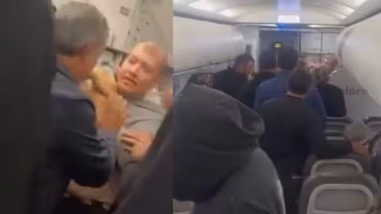 Chaos after passenger storms cockpit, fights crew & tries to hijack Mexican flight; WATCH shocking video Chaos after passenger storms cockpit, fights crew & tries to hijack Mexican flight; WATCH shocking video