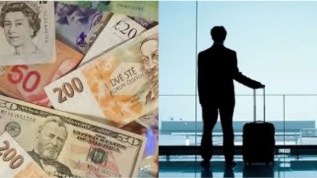 ട്രോളി ബാഗിൽ ഡോളർ, പൗണ്ട്, യൂറോ, റിയാൽ; വിമാനത്താവളത്തിൽ വിദേശ കറൻസികളുമായി യുവാവ് പിടിയിൽ, മൂല്യം 26 ലക്ഷം ട്രോളി ബാഗിൽ ഡോളർ, പൗണ്ട്, യൂറോ, റിയാൽ; വിമാനത്താവളത്തിൽ വിദേശ കറൻസികളുമായി യുവാവ് പിടിയിൽ, മൂല്യം 26 ലക്ഷം