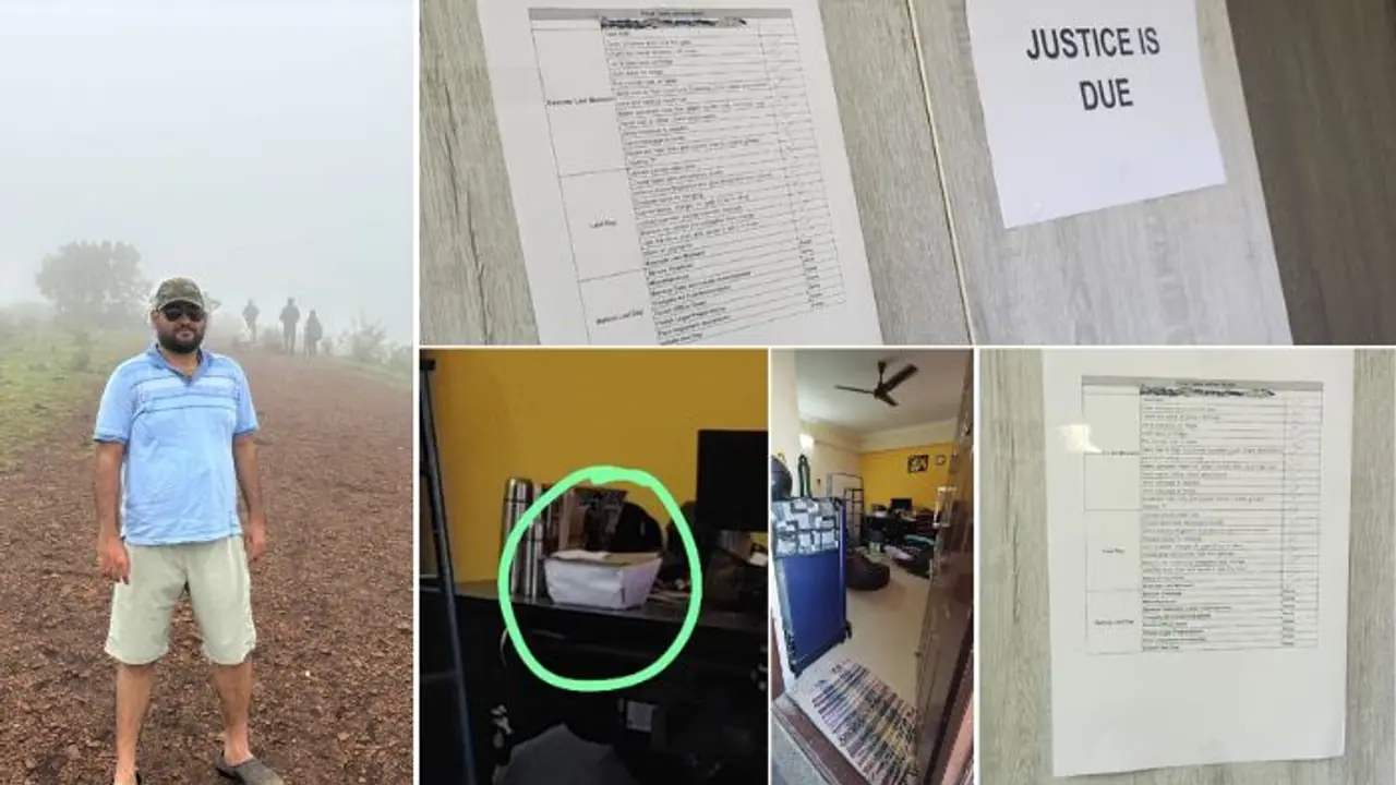 Bengaluru: UP man commits suicide over depression in Marathahalli, hangs 'justice is due' note on chest Bengaluru: UP man commits suicide over depression in Marathahalli, hangs 'justice is due' note on chest