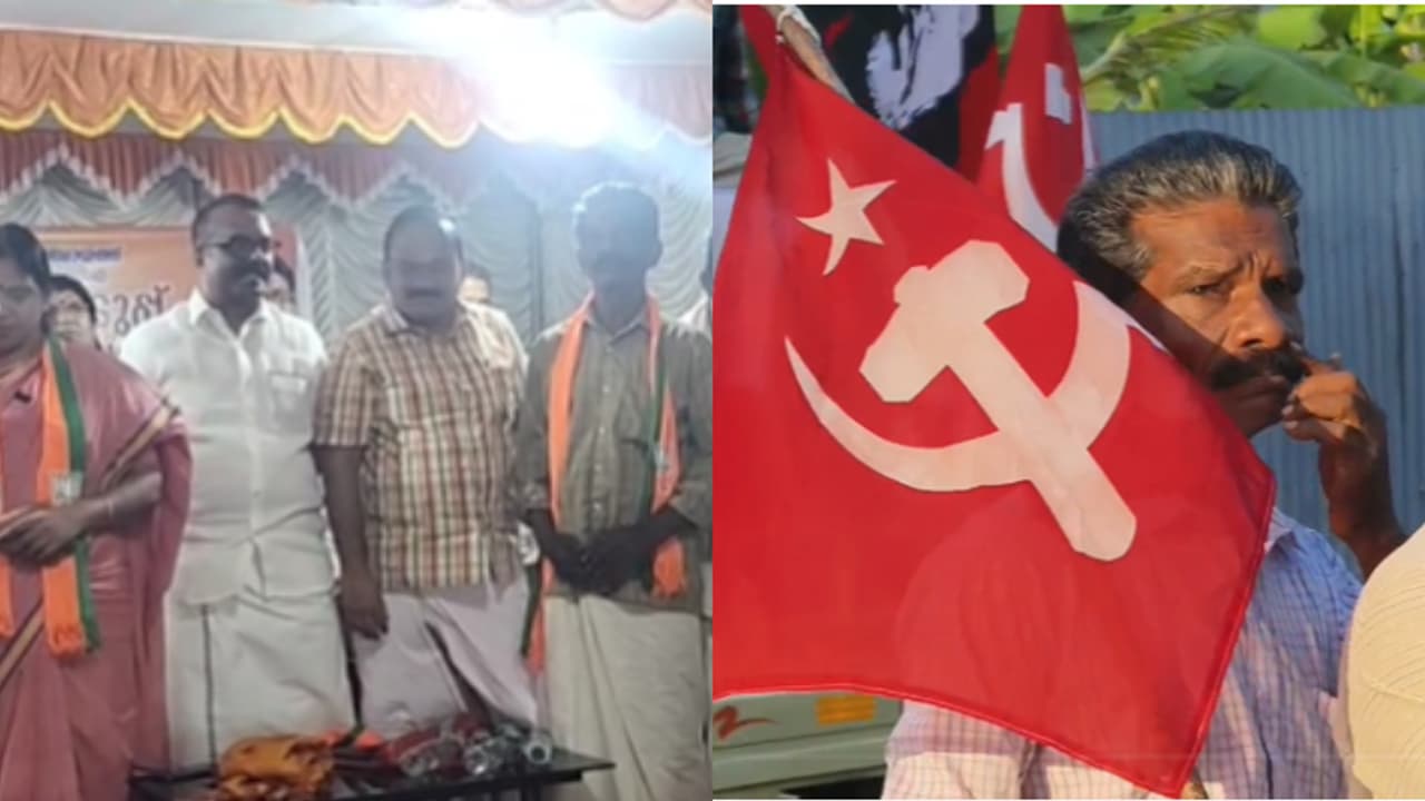 മുൻ ബ്രാഞ്ച് സെക്രട്ടറിയെ ബിജെപിയിലേക്ക് സ്വീകരിച്ചത് ശോഭ സുരേന്ദ്രൻ; പിന്നാലെ വീണ്ടും സിപിഎം പരിപാടിയിൽ സജീവം