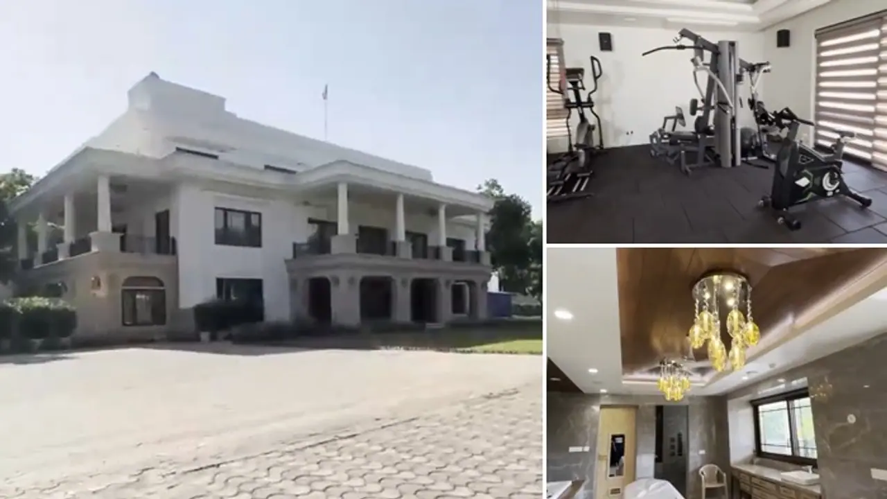 Gym, sauna room, jacuzzi and more: BJP gives tour of Arvind Kejriwal's 7 star 'Sheesh Mahal'(WATCH) Gym, sauna room, jacuzzi and more: BJP gives tour of Arvind Kejriwal's 7 star 'Sheesh Mahal'(WATCH)