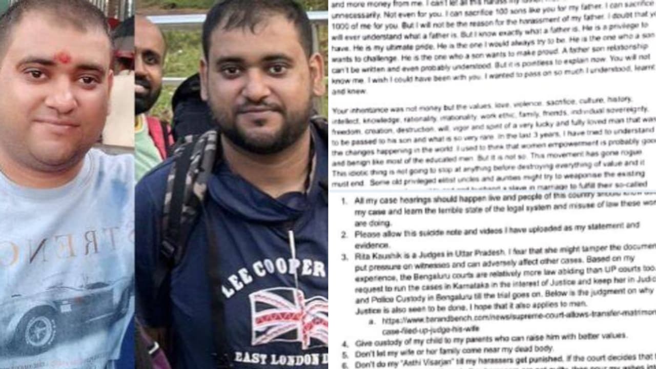 #Mentoo trends as Bengaluru techie commits suicide over ex wife's harassment, alimony demands; WATCH video #Mentoo trends as Bengaluru techie commits suicide over ex wife's harassment, alimony demands; WATCH video