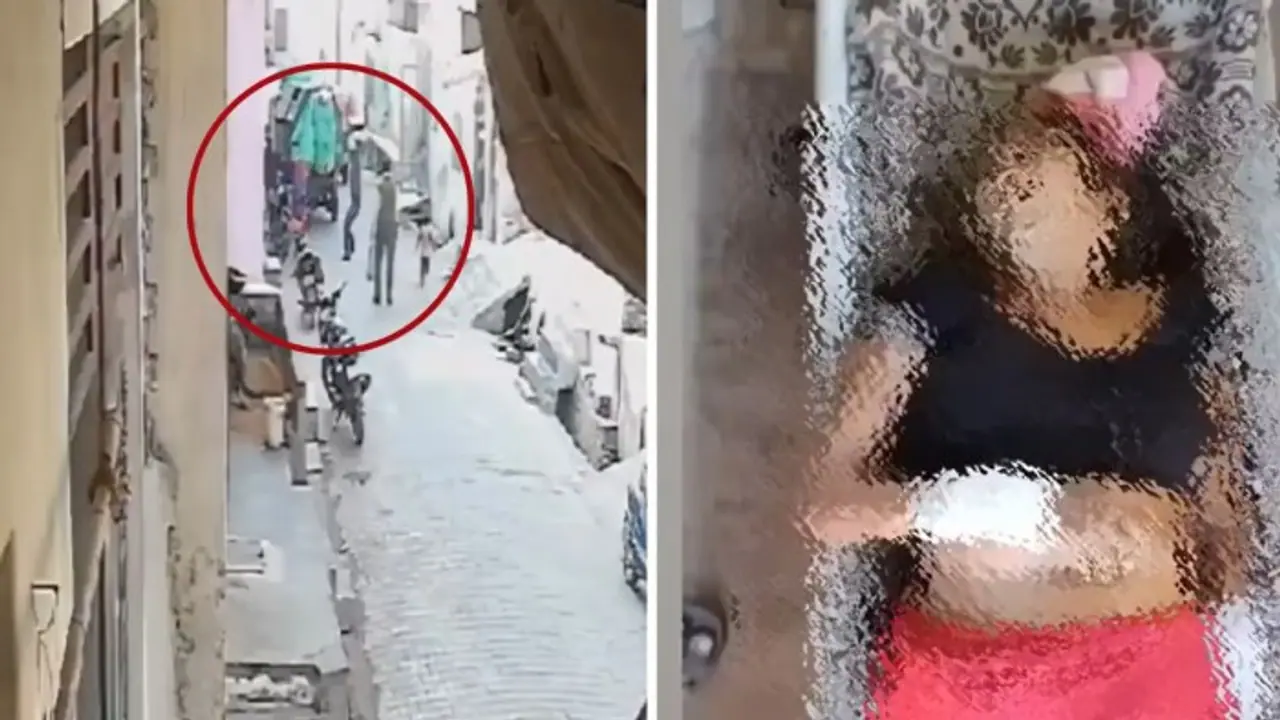 UP HORROR caught on camera: Man strikes wife 18 times in 11 seconds with iron rod as neighbours watch