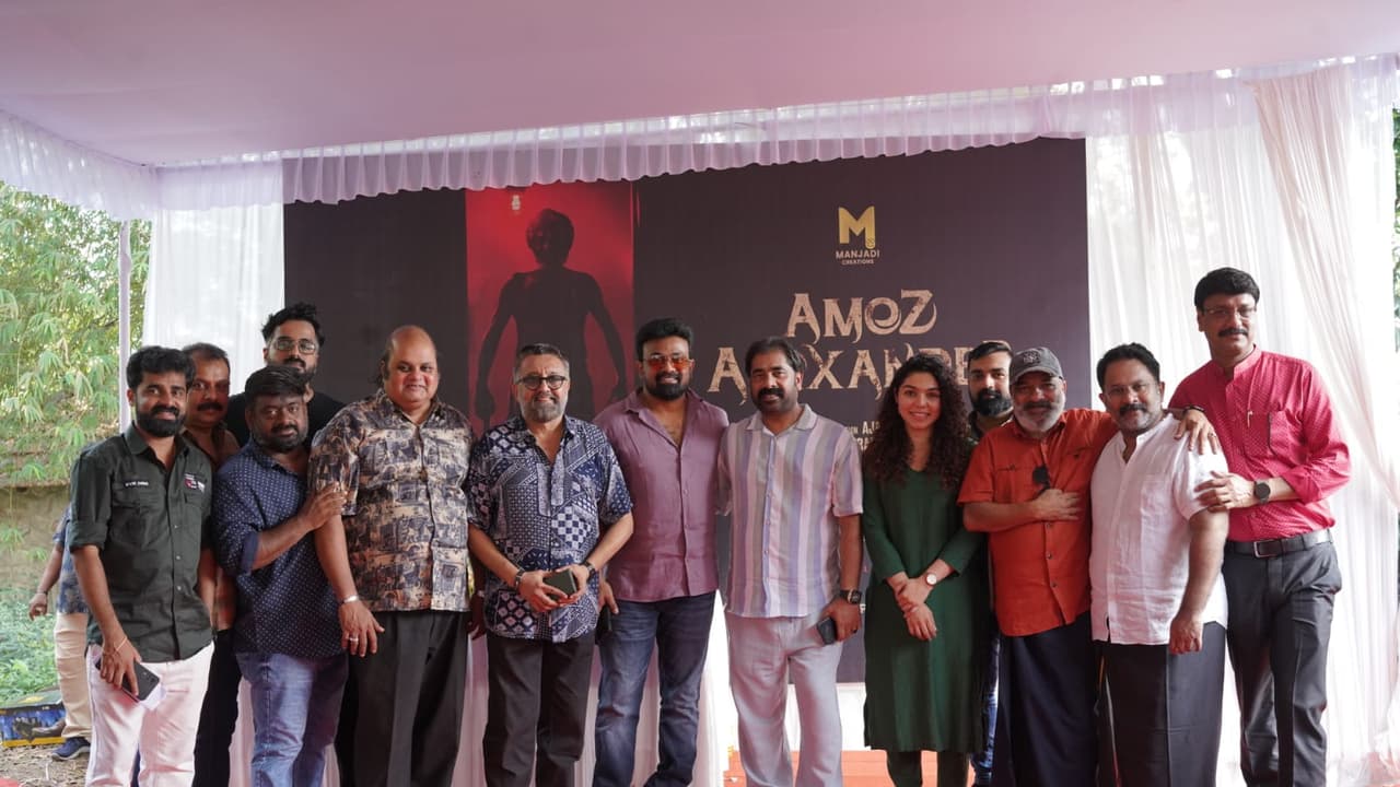 പ്രധാന വേഷത്തിൽ ജാഫർ ഇടുക്കിയും അജു വർ​ഗീസും; ആമോസ് അലക്സാണ്ടറിന് ആരംഭം