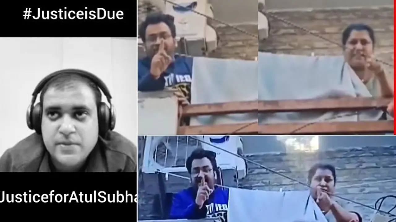 'Jaake mamla pata kijiye': Atul Subhash's in laws caught threatening media for clicking their photos (WATCH)