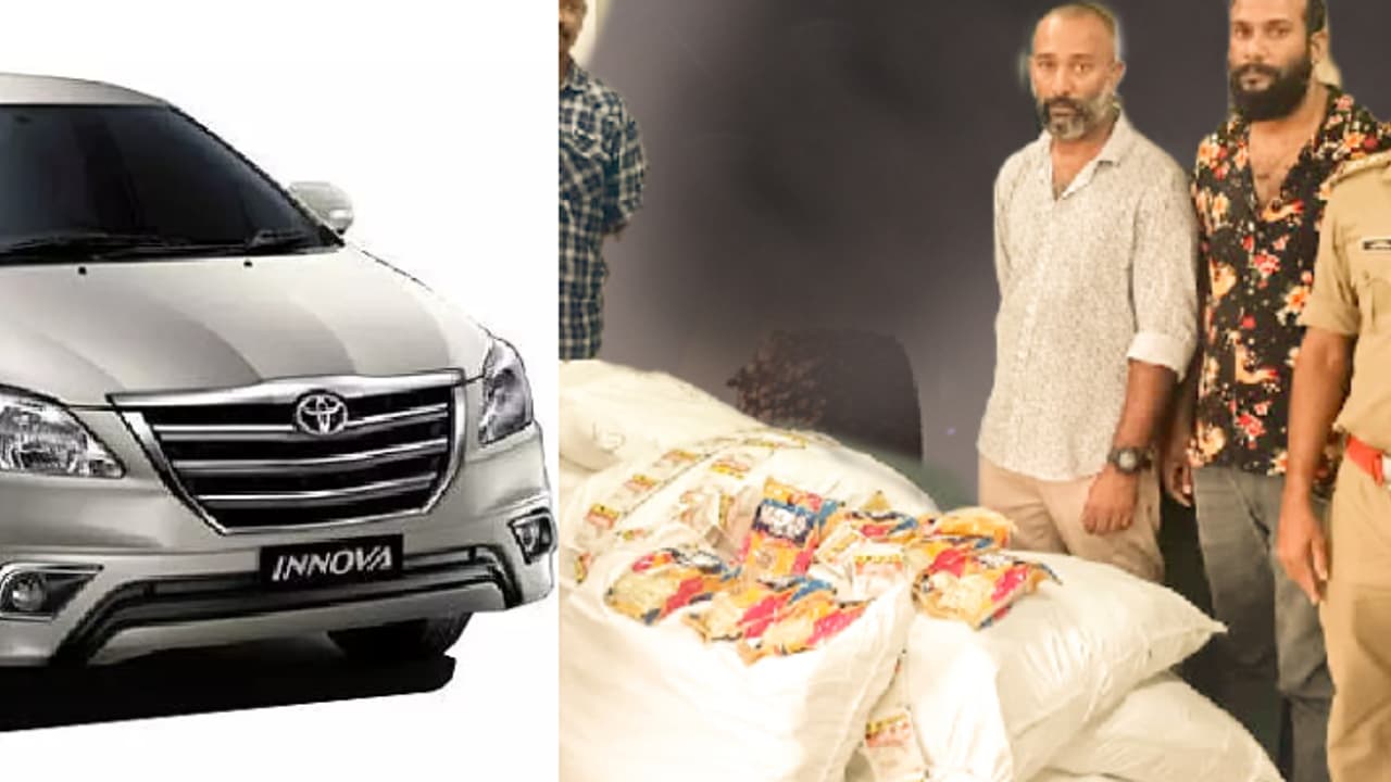 വാളയാറിൽ ഒരു ഇന്നോവ കാർ, സംശയം തോന്നി തടഞ്ഞു; പരിശോധനയിൽ കിട്ടിയത് 300 കിലോ പുകയില ഉൽപ്പന്നങ്ങൾ, 2 പേർ പിടിയിൽ