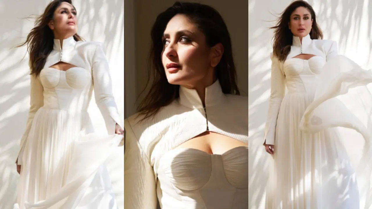 വൈറ്റ് ഷിഫോണ്‍ ഗൗണില്‍ തിളങ്ങി കരീന കപൂര്‍; ചിത്രങ്ങള്‍ വൈറല്‍