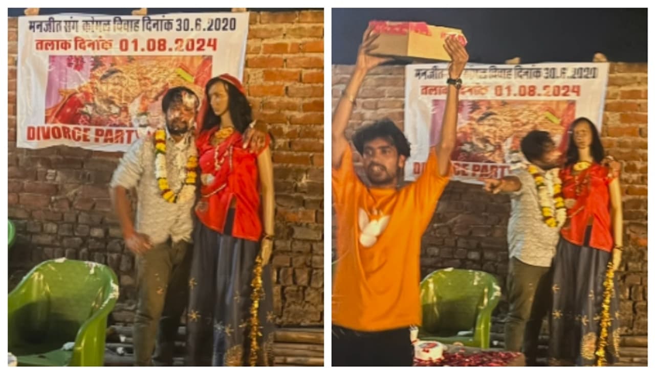 മുന്‍ഭാര്യയുടെ മോഡലിനൊപ്പം വിവാഹ മോചന പാര്‍ട്ടി നടത്തി യുവാവ്; 'മാനസികമായി ശക്തനാകൂ'വെന്ന് സോഷ്യല്‍ മീഡിയ 