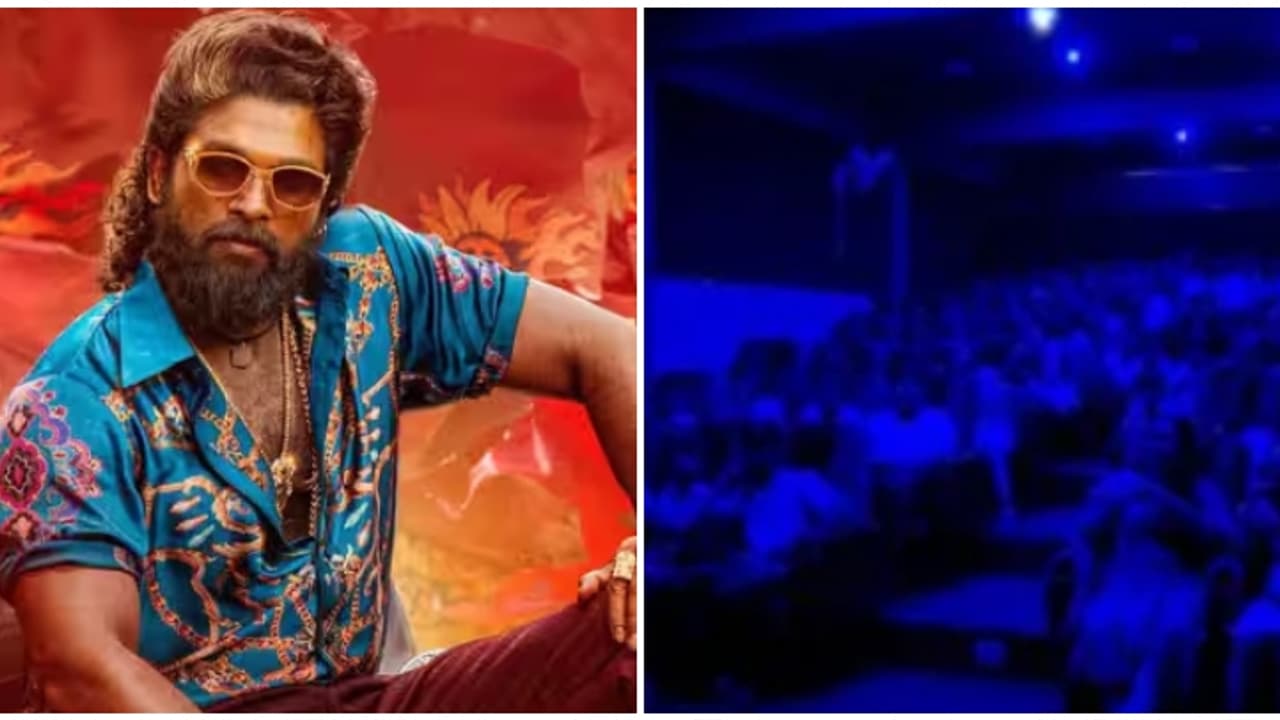 പുഷ്പ 2 ഇൻ്റർവെല്ലിന് തിയേറ്ററിൽ സിനിമയെ വെല്ലും രം​ഗങ്ങൾ; യുവാവിന്റെ ചെവി കടിച്ചെടുത്ത് കാന്റീൻ ജീവനക്കാരൻ