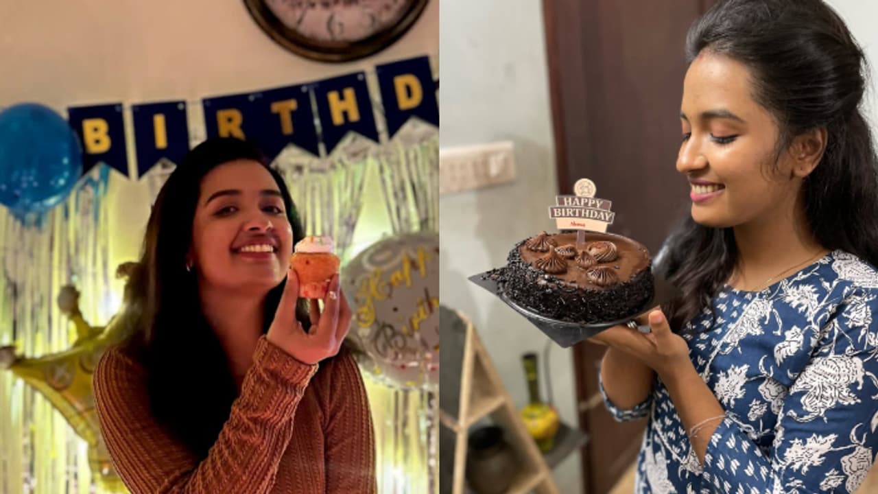 'പിറന്നാൾ ആഘോഷമാക്കിയ എല്ലാവർക്കും നന്ദി'; ചിത്രങ്ങൾ പങ്കുവെച്ച് മെർഷീന നീനു