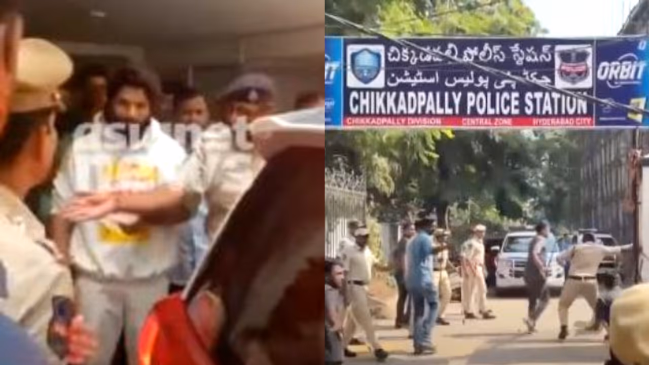 'പുഷ്‍പ 2' പ്രീമിയറിനിടെ ആരാധിക മരിച്ച സംഭവം; അല്ലു അർജുൻ അറസ്റ്റിൽ 