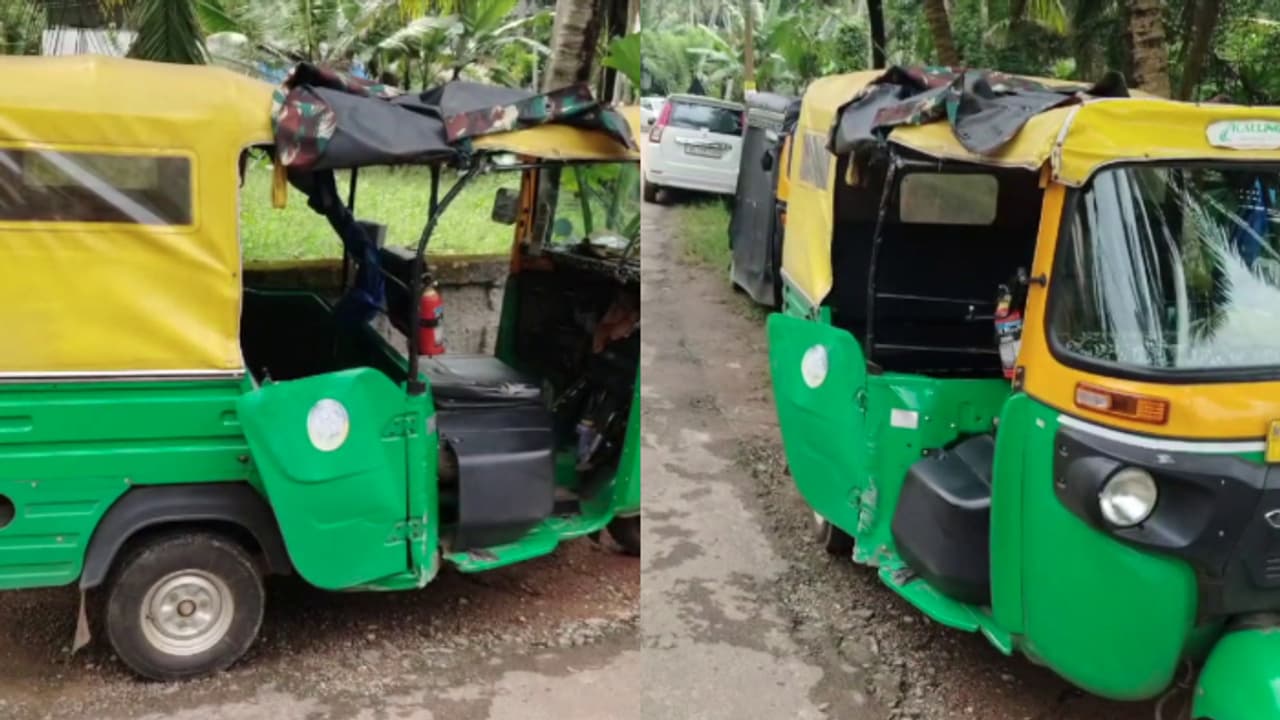 സ്കൂൾ കുട്ടികളുമായി പോയ ഓട്ടോ ഇറക്കം ഇറങ്ങുന്നതിനിടെ നിയന്ത്രണം വിട്ട് മറിഞ്ഞു, ഒരാൾക്ക് ഗുരുതര പരിക്ക്