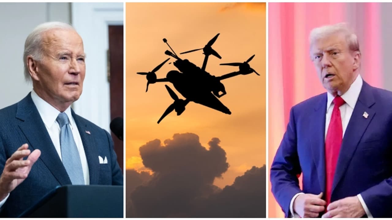 അമേരിക്കയിൽ വട്ടമിട്ട് ആയിരക്കണക്കിന് നിഗൂഢ ഡ്രോണുകൾ; വെടിവെച്ചിടണമെന്ന് ട്രംപ് അമേരിക്കയിൽ വട്ടമിട്ട് ആയിരക്കണക്കിന് നിഗൂഢ ഡ്രോണുകൾ; വെടിവെച്ചിടണമെന്ന് ട്രംപ്
