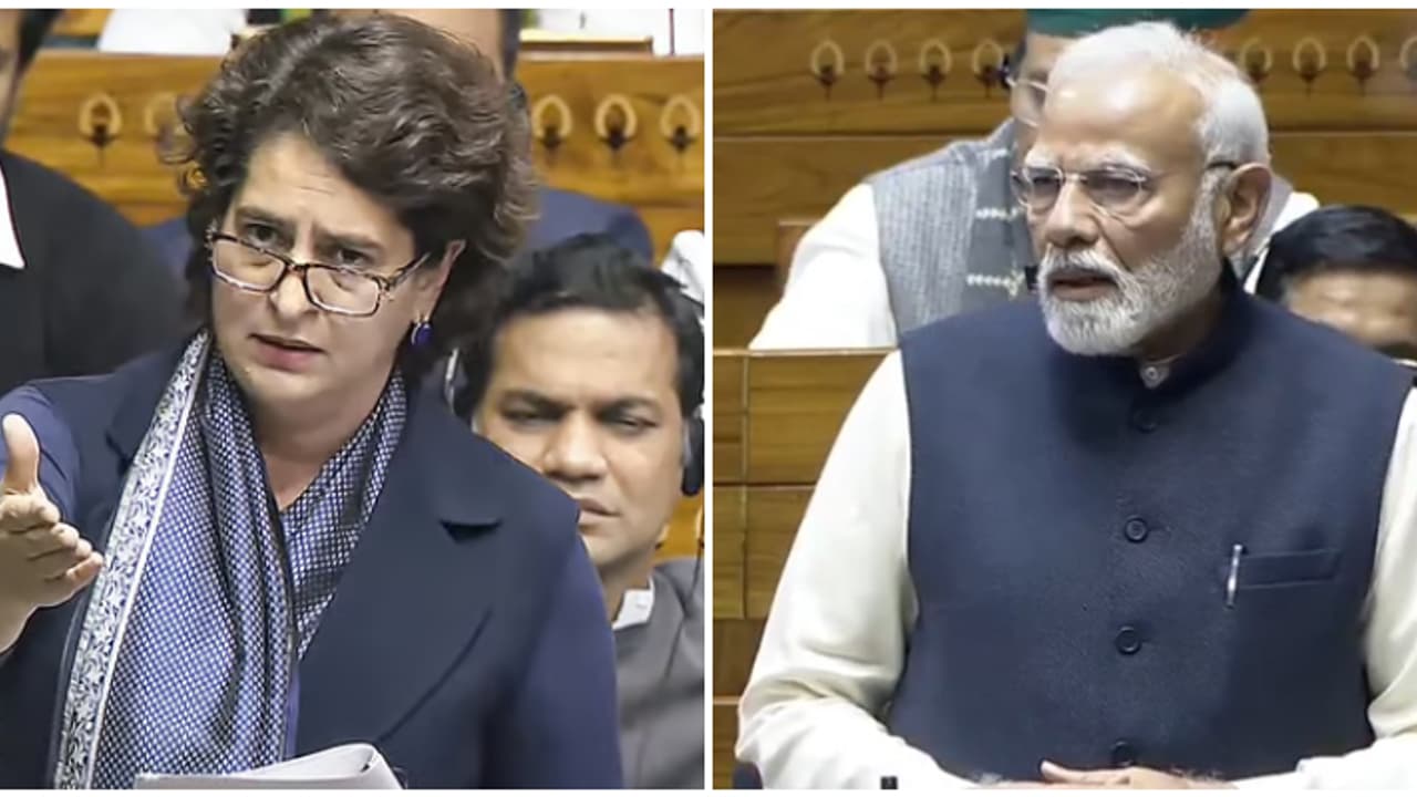 'ഇങ്ങനെയുണ്ടോ ബോർ, അടുപ്പിച്ച് രണ്ട് പിരീഡ് കണക്ക് ക്ലാസിലിരുന്നപോലേ'! മോദിയുടെ പ്രസംഗത്തെ പരിഹസിച്ച് പ്രിയങ്ക 'ഇങ്ങനെയുണ്ടോ ബോർ, അടുപ്പിച്ച് രണ്ട് പിരീഡ് കണക്ക് ക്ലാസിലിരുന്നപോലേ'! മോദിയുടെ പ്രസംഗത്തെ പരിഹസിച്ച് പ്രിയങ്ക