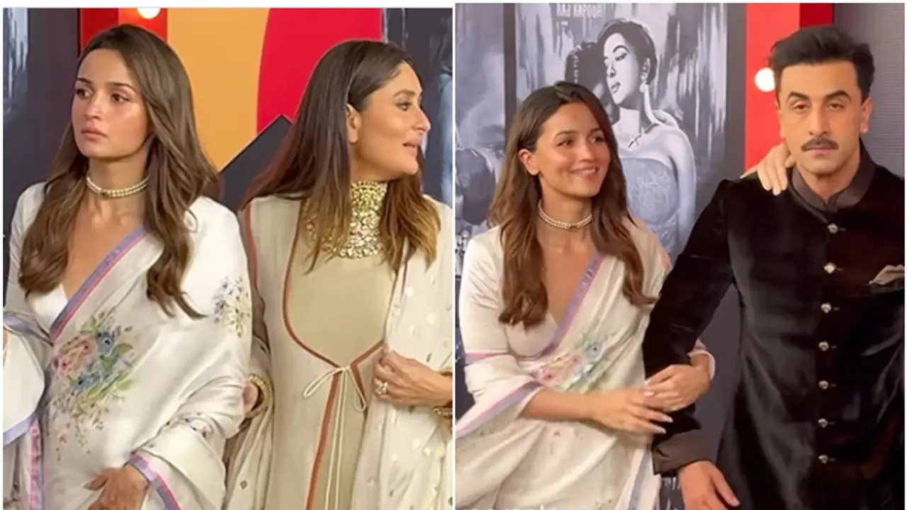 Kareena Kapoor CALMS stressed Alia Bhatt at Raj Kapoor Film Festival in Mumbai; Video goes VIRAL [WATCH]