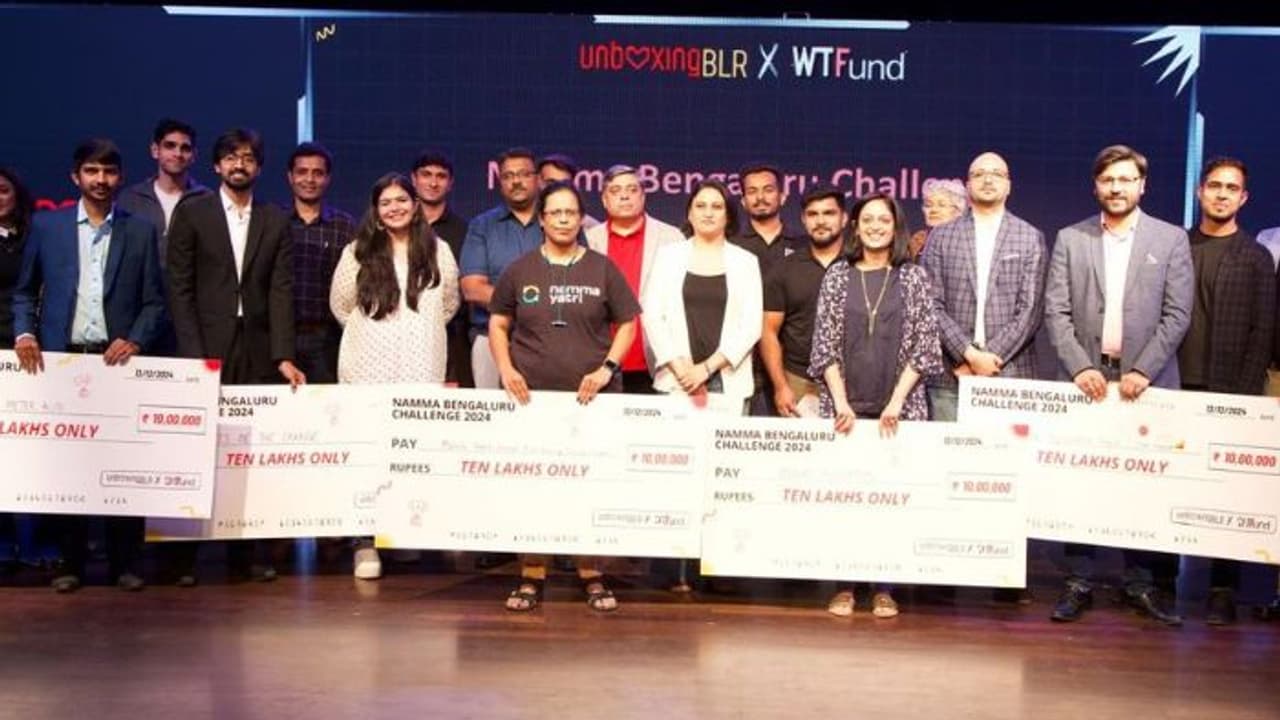 ಬೆಂಗಳೂರಿನ ಸಮಸ್ಯೆಗೆ ಬೆಸ್ಟ್ ಐಡಿಯಾ ಕೊಟ್ಟು ತಲಾ 10 ಲಕ್ಷ ರೂ. ಗೆದ್ದುಕೊಂಡ ಐದು ಸಂಸ್ಥೆಗಳು!