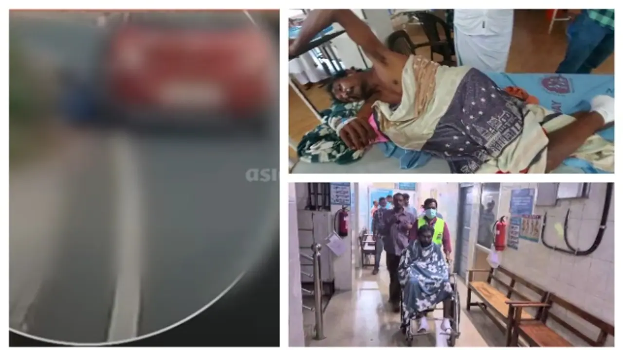 ആദിവാസി യുവാവിനെ റോഡിലൂടെ വലിച്ചിഴച്ച സംഭവം; 2 പേർ അറസ്റ്റിൽ, കുടുങ്ങിയത് ബസ്സിൽ യാത്ര ചെയ്യുന്നതിനിടെ