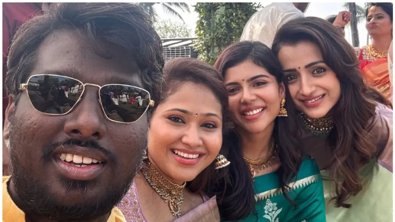 Trisha’s PHOTO with Atlee and Kalyani Priyadarshan goes viral from Keerthy Suresh’s wedding Trisha’s PHOTO with Atlee and Kalyani Priyadarshan goes viral from Keerthy Suresh’s wedding