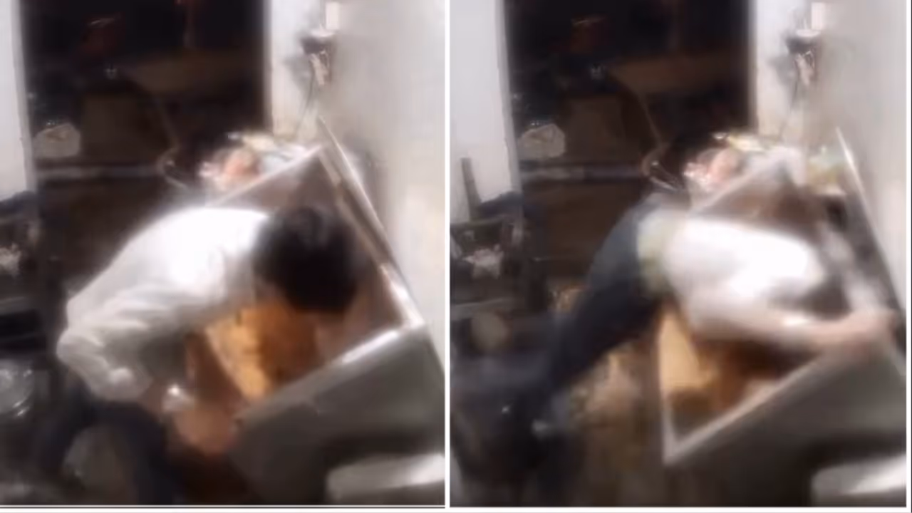 Mumbai HORROR! 19 year old worker dies after being pulled into grinder machine; WATCH chilling video Mumbai HORROR! 19 year old worker dies after being pulled into grinder machine; WATCH chilling video