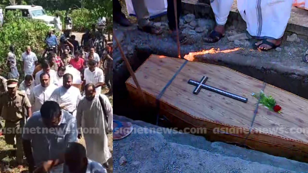 അച്ഛനും അമ്മയ്ക്കും ക്രിസ്മസ് സമ്മാനങ്ങളുമായി വന്ന മകൻ; നാടിൻ്റെ തീരാനോവായി എൽദോസ്; മൃതദേഹം സംസ്‌കരിച്ചു