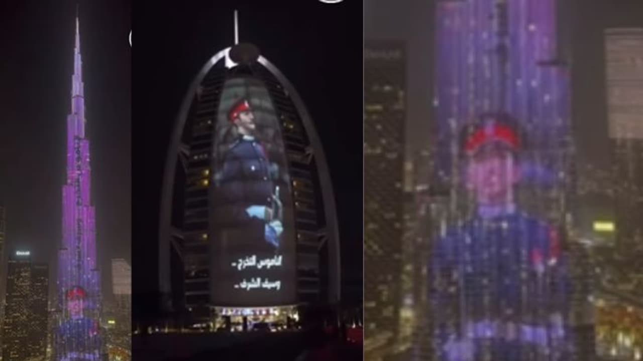 ಮೊಮ್ಮಗ ಡಿಗ್ರಿ ಪಡೆದಿದ್ದಕ್ಕೆ ಬುರ್ಜ್ ಖಲೀಫಾ ಮೇಲೆ ಫೋಟೋ ಹಾಕಿಸಿದ ದುಬೈ ಶೇಖ್! ಮೊಮ್ಮಗ ಡಿಗ್ರಿ ಪಡೆದಿದ್ದಕ್ಕೆ ಬುರ್ಜ್ ಖಲೀಫಾ ಮೇಲೆ ಫೋಟೋ ಹಾಕಿಸಿದ ದುಬೈ ಶೇಖ್!