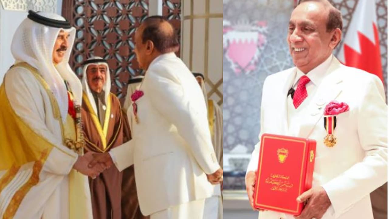 രവി പിള്ളയ്ക്ക് ബഹ്റൈനിൽ ഉന്നത ബഹുമതി; അവാർ‍ഡ് നേടുന്ന ഏക വിദേശ വ്യവസായിയെന്ന നേട്ടം സ്വന്തം