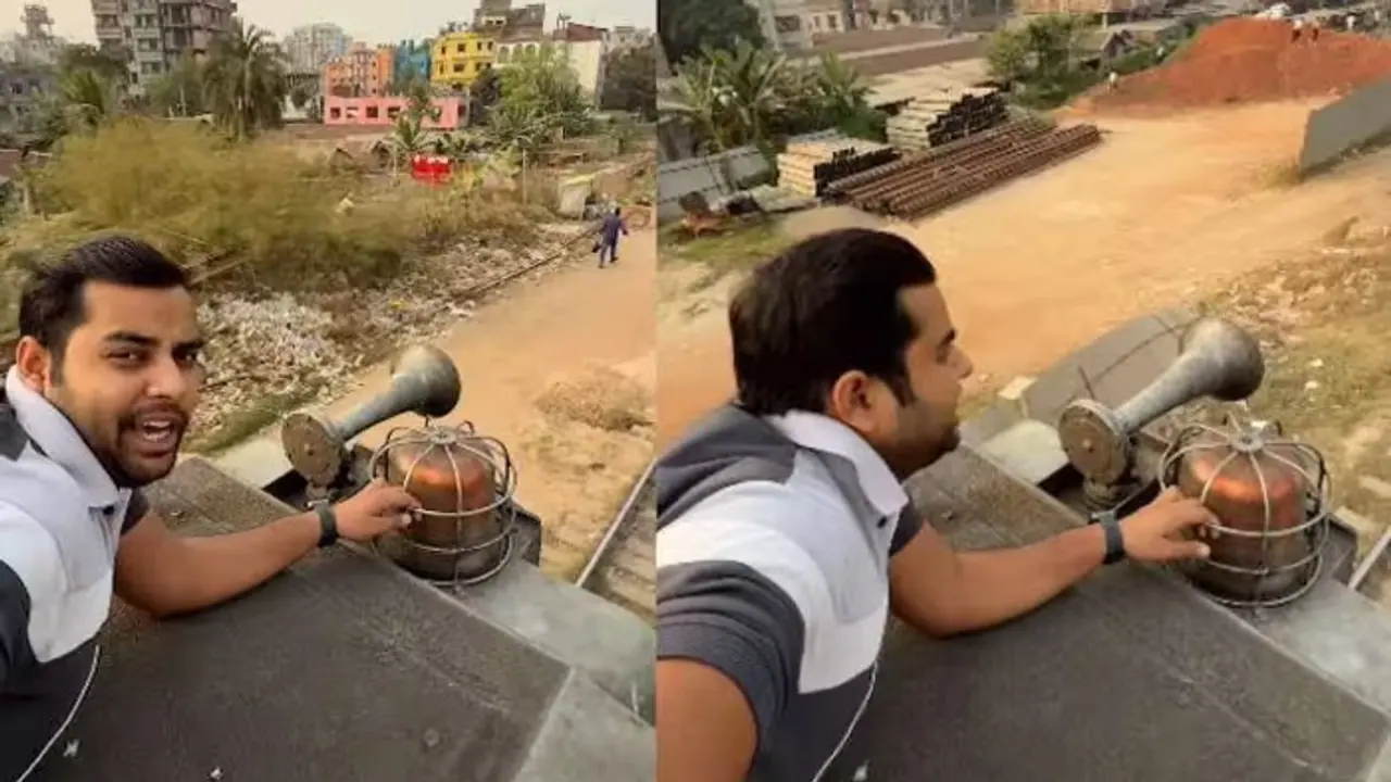 Indian vlogger films himself atop speeding train in Bangladesh, Internet reacts; WATCH viral video