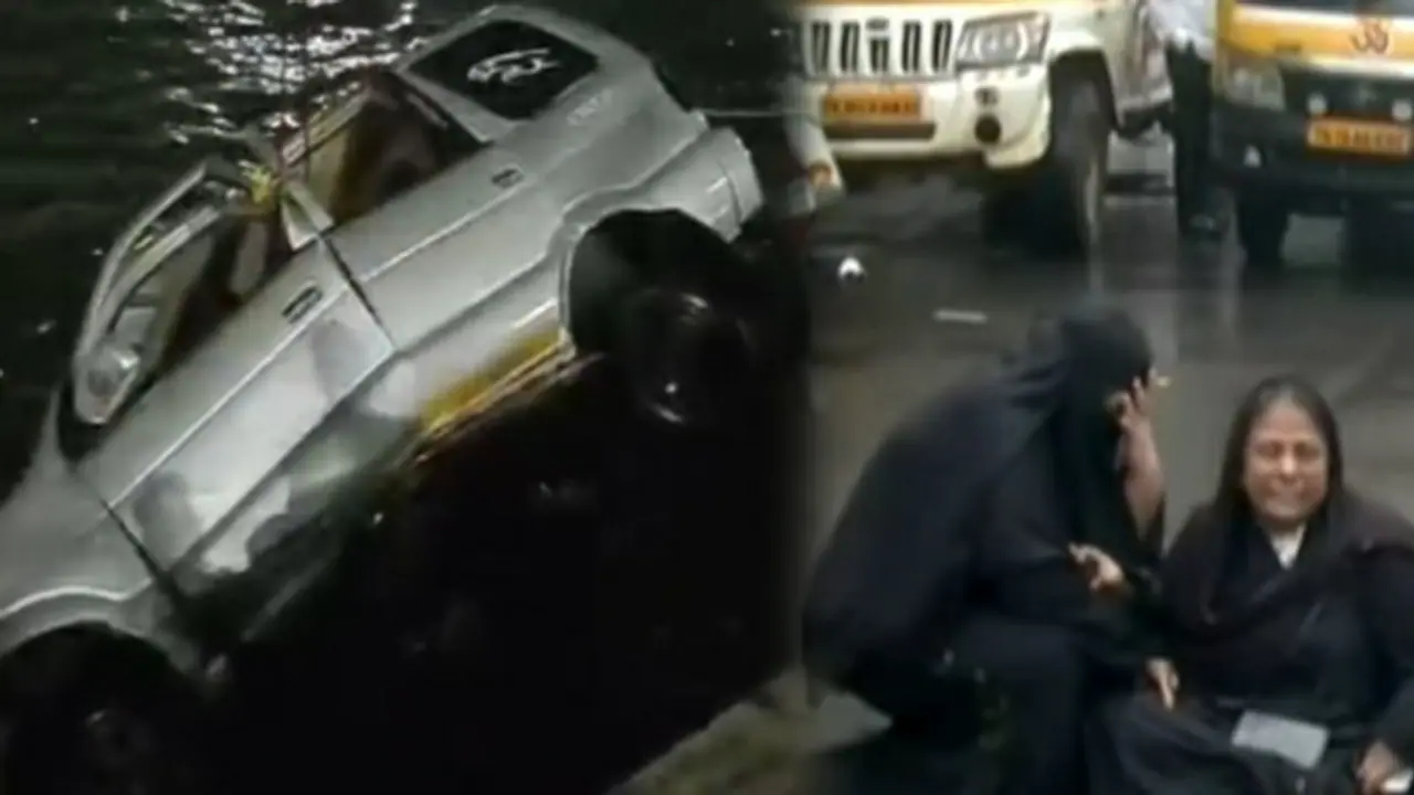 Tamil Nadu: Car falls into sea at Chennai harbour, driver feared dead as coast guard officer escapes Tamil Nadu: Car falls into sea at Chennai harbour, driver feared dead as coast guard officer escapes