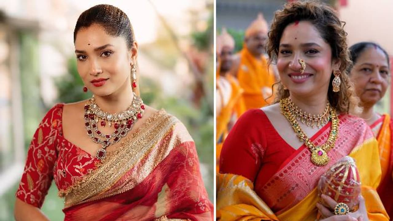 Ankita Lokhande trendy jewellery look