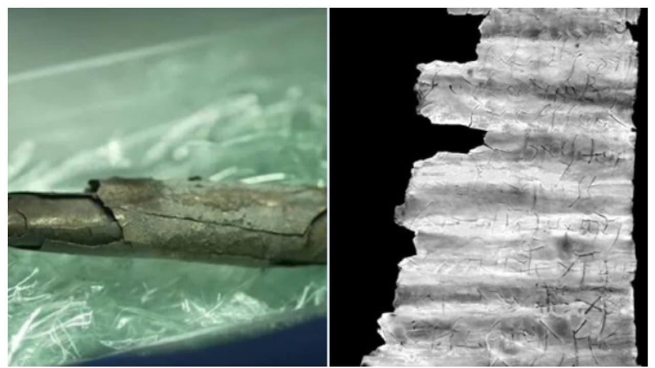 1,800 വർഷം പഴക്കമുള്ള വെള്ളി 'മന്ത്രത്തകിട്' ക്രിസ്തുമത ചരിത്രം തിരുത്തി എഴുതുമോ? 