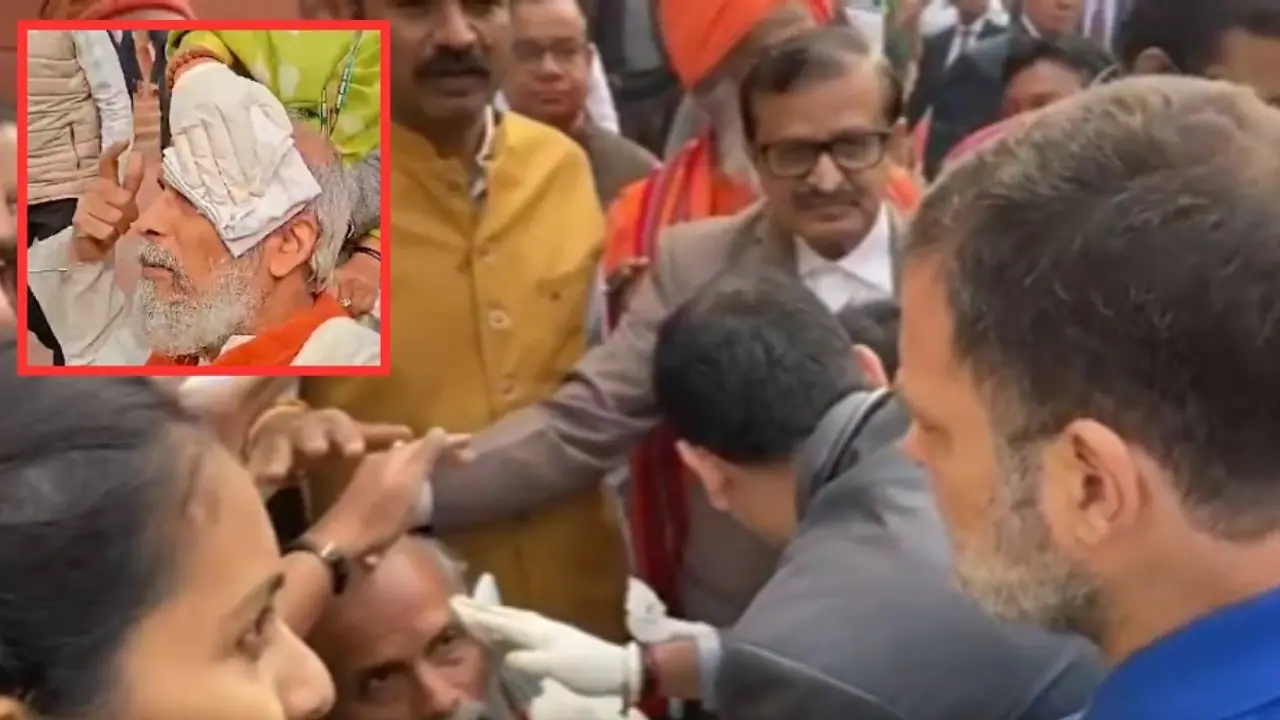 ಬಿಜೆಪಿ ಸಂಸದ ಪ್ರತಾಪ್‌ ಸಾರಂಗಿಯ ತಳ್ಳಿದ ರಾಹುಲ್‌ ಗಾಂಧಿ, ಚಿಕಿತ್ಸೆ ನೀಡಿದ ಡಾ. ಸಿಎನ್‌ ಮಂಜುನಾಥ್‌!