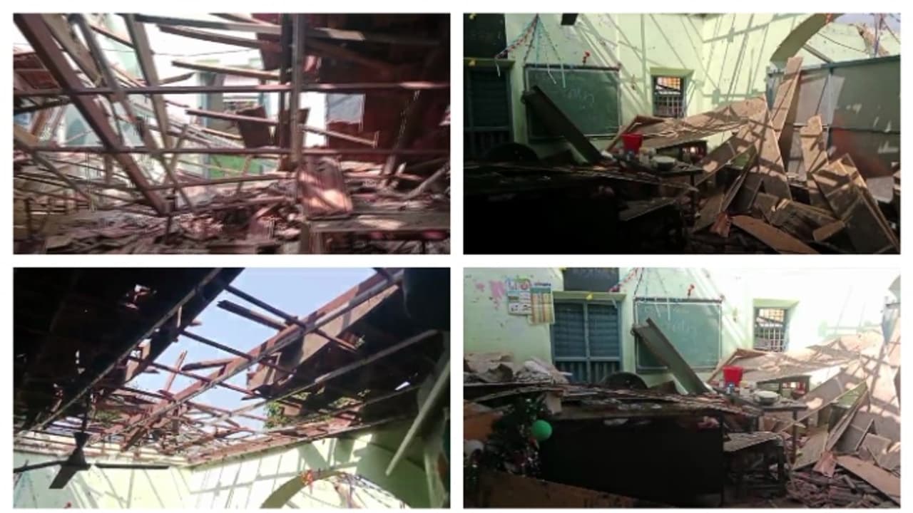 കുഞ്ഞുങ്ങളെത്തുന്നത് 10 മണിയോടെ; ഉദയംപേരൂരിൽ അങ്കണവാടി കെട്ടിടം തകർന്നുവീണത് 9.30യ്ക്ക്; ഒഴിവായത് വൻദുരന്തം