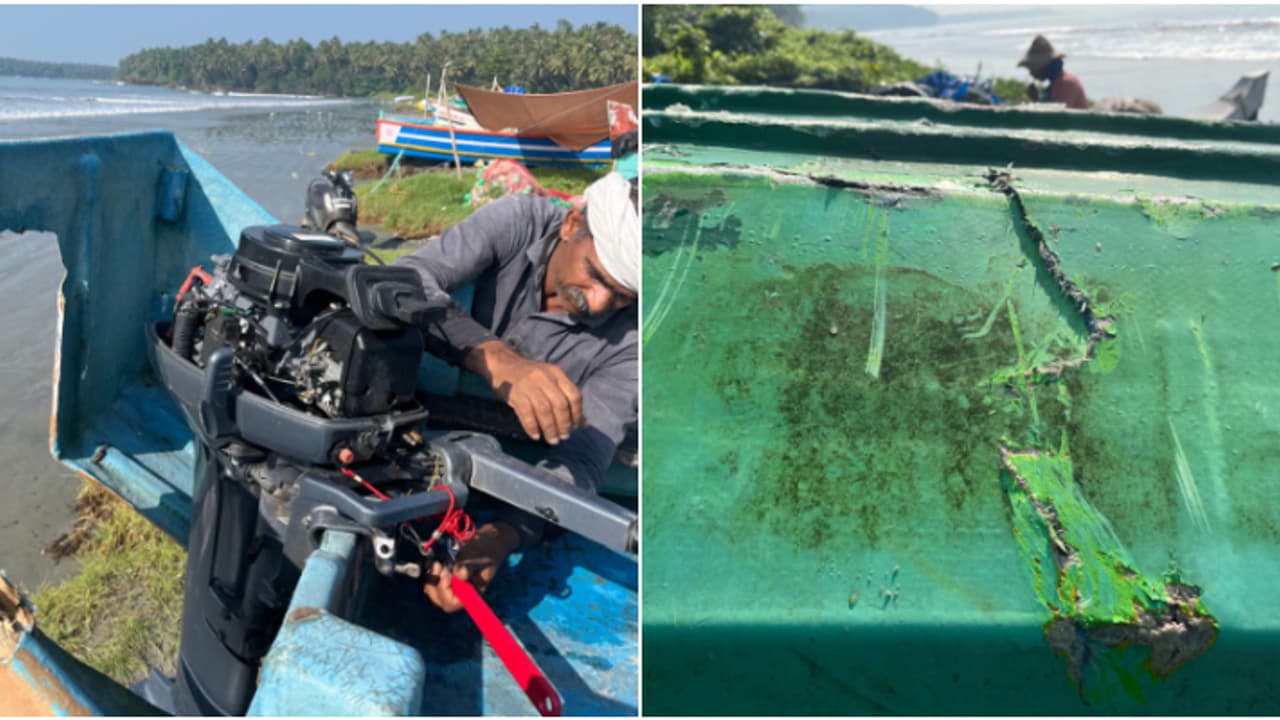 കള്ളക്കടല് പ്രതിഭാസം: ഫൈബര് വള്ളവും എന്ജിനും പാറയിൽ തട്ടി തകര്ന്നു, സംഭവം നന്തി മുത്തായം കടപ്പുറത്ത് കള്ളക്കടല് പ്രതിഭാസം: ഫൈബര് വള്ളവും എന്ജിനും പാറയിൽ തട്ടി തകര്ന്നു, സംഭവം നന്തി മുത്തായം കടപ്പുറത്ത്