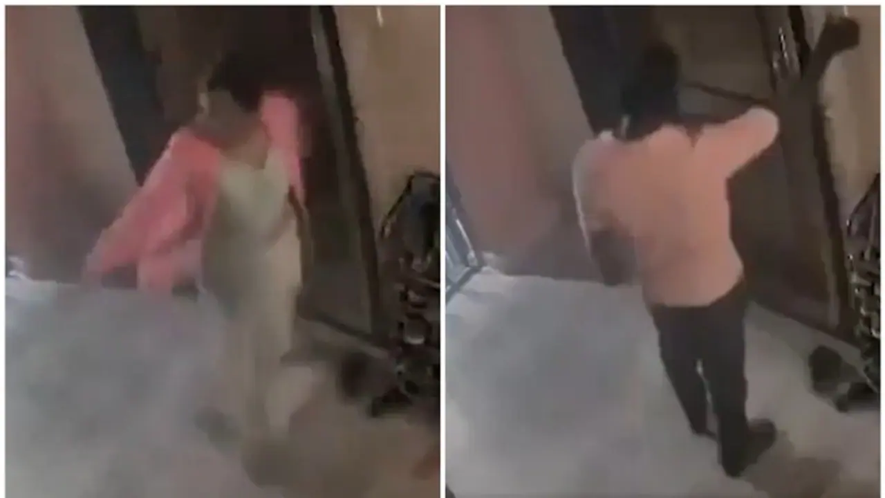Hyderabad theft caught on CCTV: Man rings door bell, snatches woman's gold chain as gate opens & flees (WATCH) Hyderabad theft caught on CCTV: Man rings door bell, snatches woman's gold chain as gate opens & flees (WATCH)