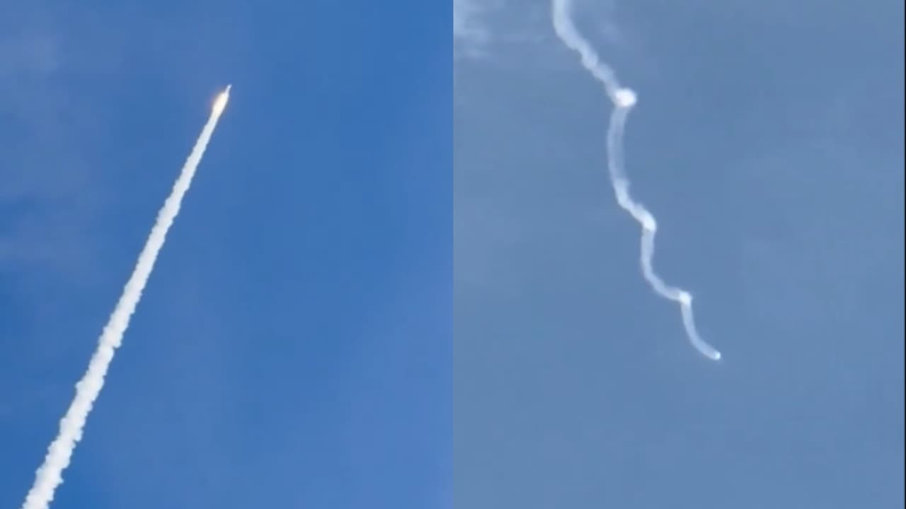 ആകാശത്ത് ആടിയുലഞ്ഞ് റോക്കറ്റ്, ഒടുവില്‍ മൂക്കുംകുത്തി താഴേക്ക്; വീണ്ടും പരാജയപ്പെട്ട് സ്പേസ് വണ്‍ കെയ്‌റോസ്