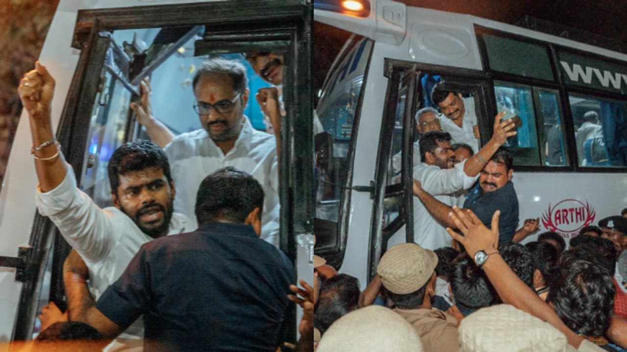 Annamalai detained: BJP leader slams DMK over terrorist glorification, calls for boycotting ruling party