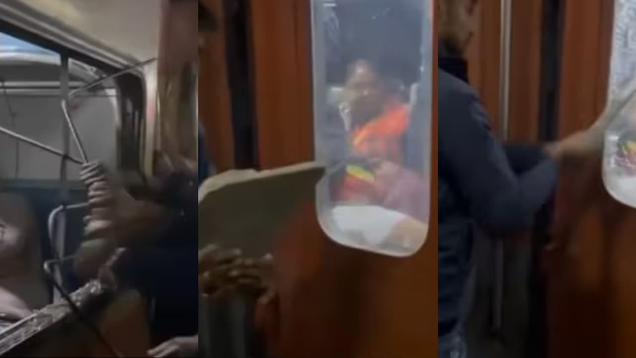 രോഷാകുലരായ യാത്രക്കാർ ട്രെയിനിന്റെ ഗ്ലാസ് ഡോർ കല്ലെറിഞ്ഞു തകർത്തു; പ്രകോപനം ഡോർ ഉള്ളിൽ നിന്ന് പൂട്ടിയത് രോഷാകുലരായ യാത്രക്കാർ ട്രെയിനിന്റെ ഗ്ലാസ് ഡോർ കല്ലെറിഞ്ഞു തകർത്തു; പ്രകോപനം ഡോർ ഉള്ളിൽ നിന്ന് പൂട്ടിയത്