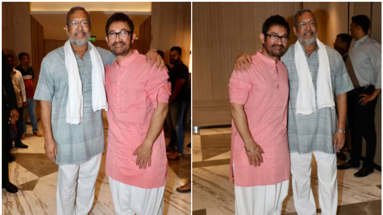 'Vanvaas': Aamir Khan, Nana Patekar shoot special podcast for movie [WATCH]