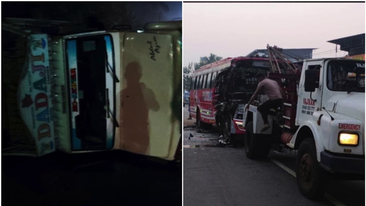 സംസ്ഥാനത്ത് വ്യത്യസ്ത വാഹനാപകടങ്ങളിൽ ആറ് മരണം; പരിക്കേറ്റവര് ചികിത്സയിൽ സംസ്ഥാനത്ത് വ്യത്യസ്ത വാഹനാപകടങ്ങളിൽ ആറ് മരണം; പരിക്കേറ്റവര് ചികിത്സയിൽ