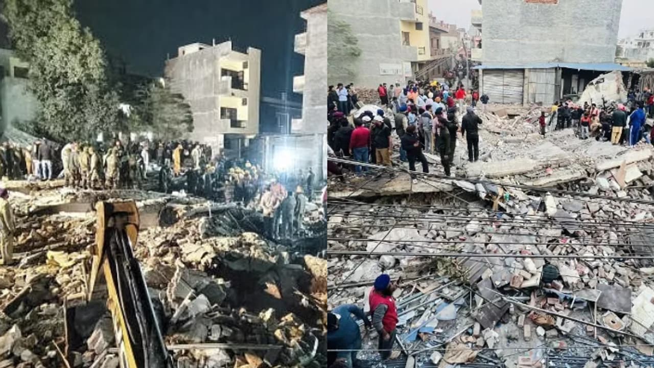 പഞ്ചാബിൽ 6 നില കെട്ടിടം തകർന്നുണ്ടായ അപകടം; ഒരു മരണം, നിരവധിപേർക്ക് പരിക്ക്, രക്ഷാപ്രവർത്തനം തുടരുന്നു