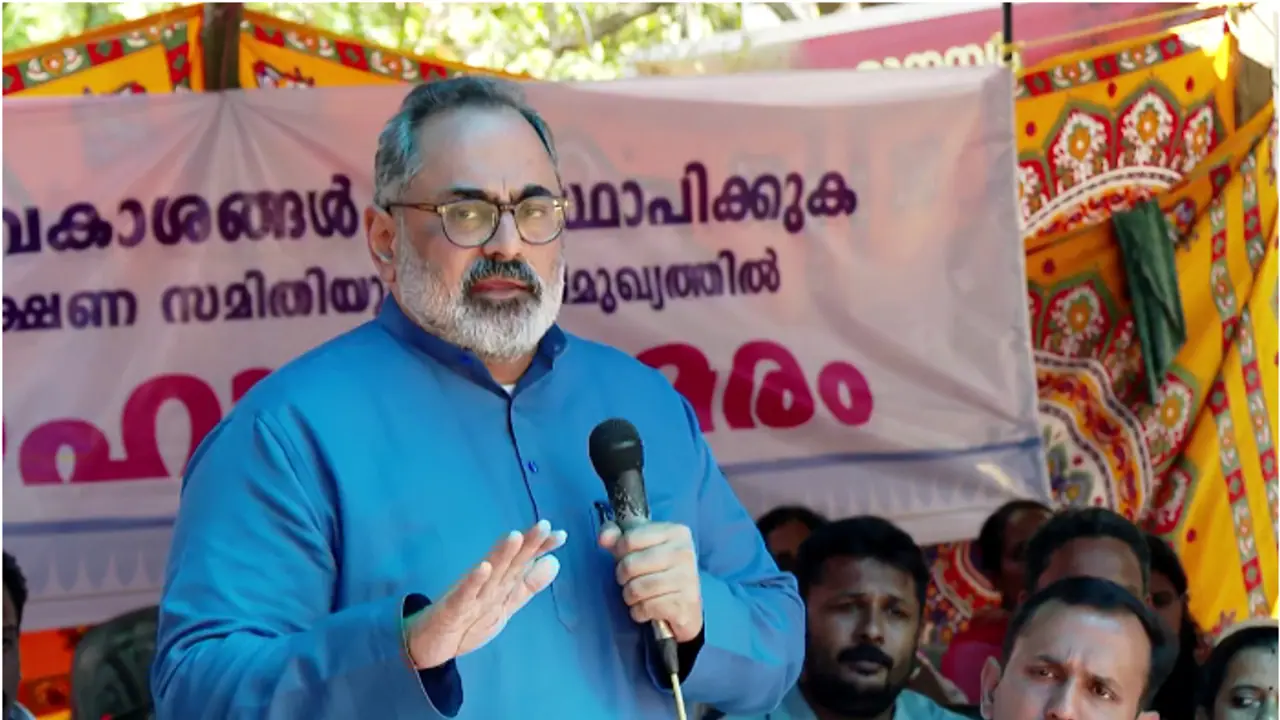 Kerala: Rajeev Chandrasekhar visits Munambam protest site, promises Waqf bill to prevent land grabs