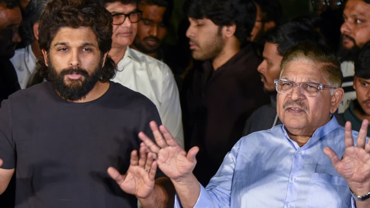 allu arjun father react allu arjun father react