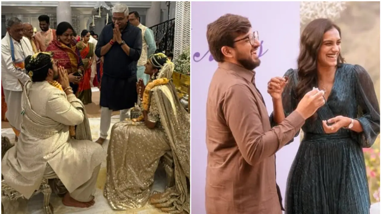 Ace Indian shuttler PV Sindhu ties the knot with Venkatta Datta Sai in Udaipur; FIRST pictures OUT [PHOTO]