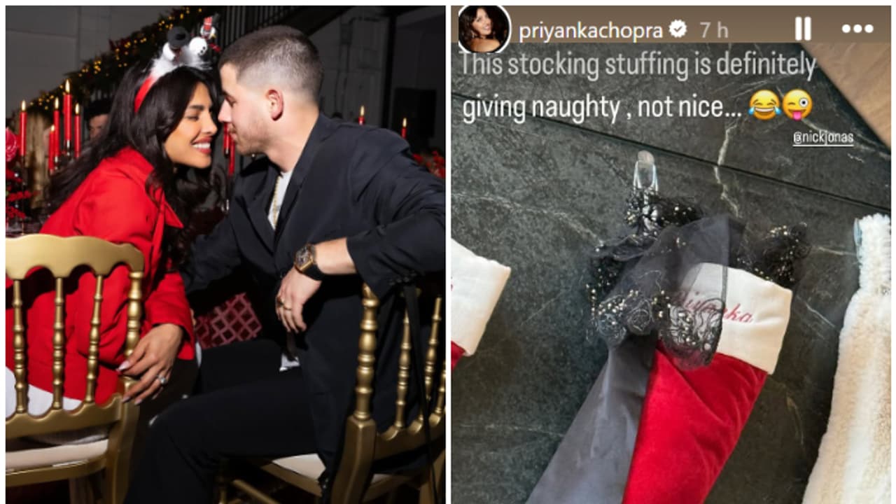 ತುಂಟತನ ಒಳ್ಳೆಯದಲ್ಲವೆಂದು ಕ್ರಿಸ್ಮಸ್ಗೆ ಗಂಡನ ಜೊತೆ ಮುದ್ದಾದ ಫೋಟೋ ಹಂಚಿಕೊಂಡ ಪ್ರಿಯಾಂಕಾ ಚೋಪ್ರಾ ತುಂಟತನ ಒಳ್ಳೆಯದಲ್ಲವೆಂದು ಕ್ರಿಸ್ಮಸ್ಗೆ ಗಂಡನ ಜೊತೆ ಮುದ್ದಾದ ಫೋಟೋ ಹಂಚಿಕೊಂಡ ಪ್ರಿಯಾಂಕಾ ಚೋಪ್ರಾ