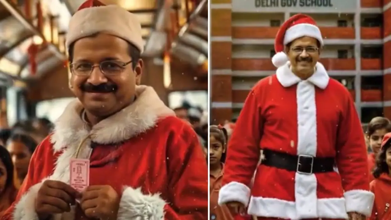 Christmas 2024: Arvind Kejriwal becomes Santa Claus in AI video, showcases welfare schemes as 'gifts' (WATCH)