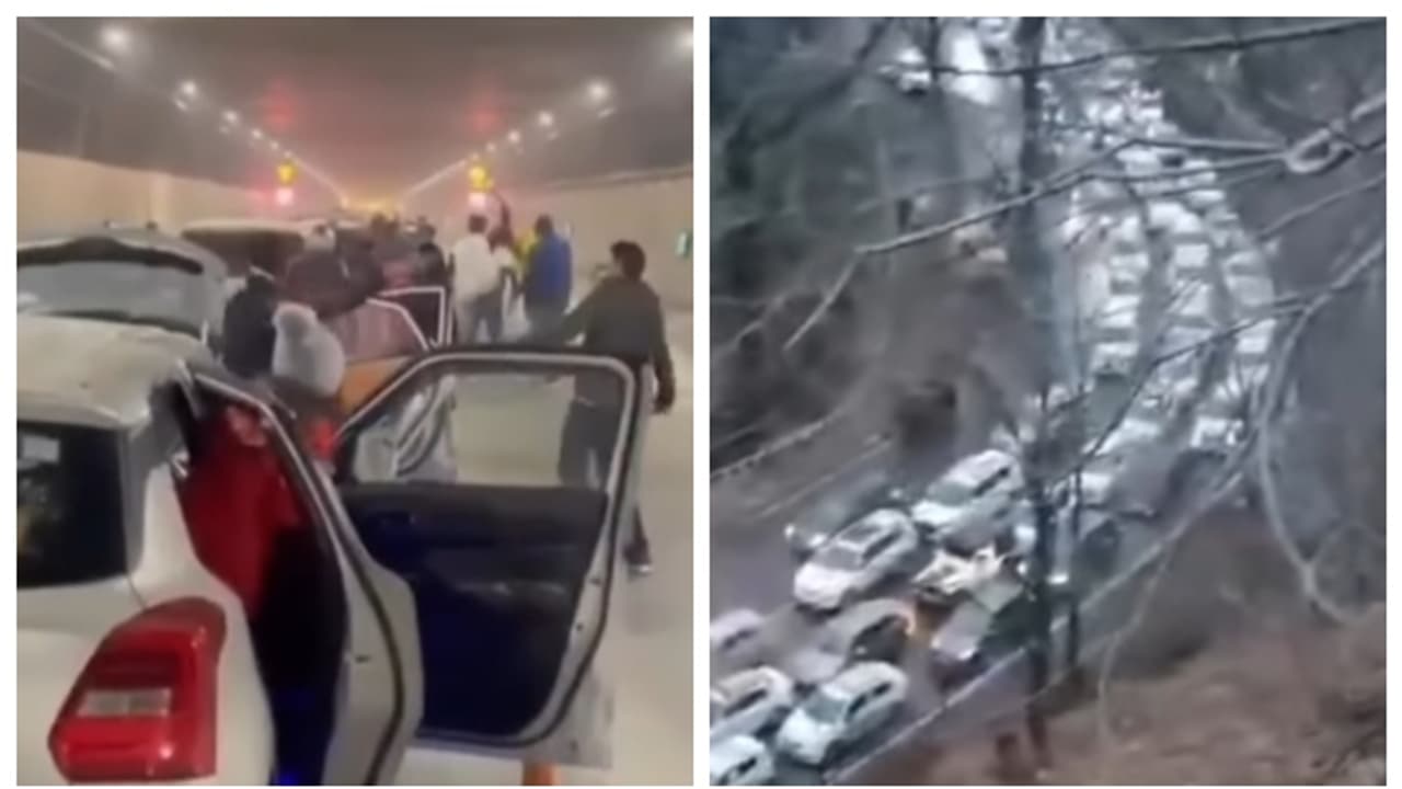 കനത്ത മഞ്ഞ് വീഴ്ച; അടല് തുരങ്കത്തില് 18 മണിക്കൂര് കുടുങ്ങിയത് 1,500 ഓളം വാഹനങ്ങള് കനത്ത മഞ്ഞ് വീഴ്ച; അടല് തുരങ്കത്തില് 18 മണിക്കൂര് കുടുങ്ങിയത് 1,500 ഓളം വാഹനങ്ങള്