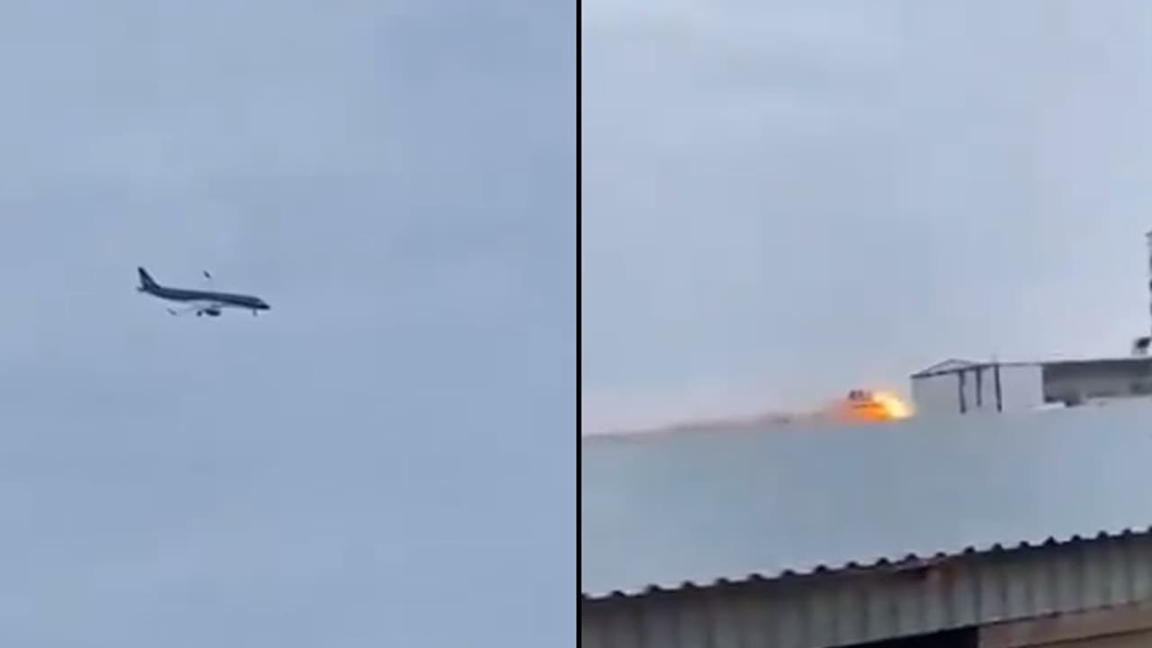 Kazakhstan: 6 passengers survive as Azerbaijan Airlines plane, carrying 72 people, crashes near Aktau (WATCH) Kazakhstan: 6 passengers survive as Azerbaijan Airlines plane, carrying 72 people, crashes near Aktau (WATCH)