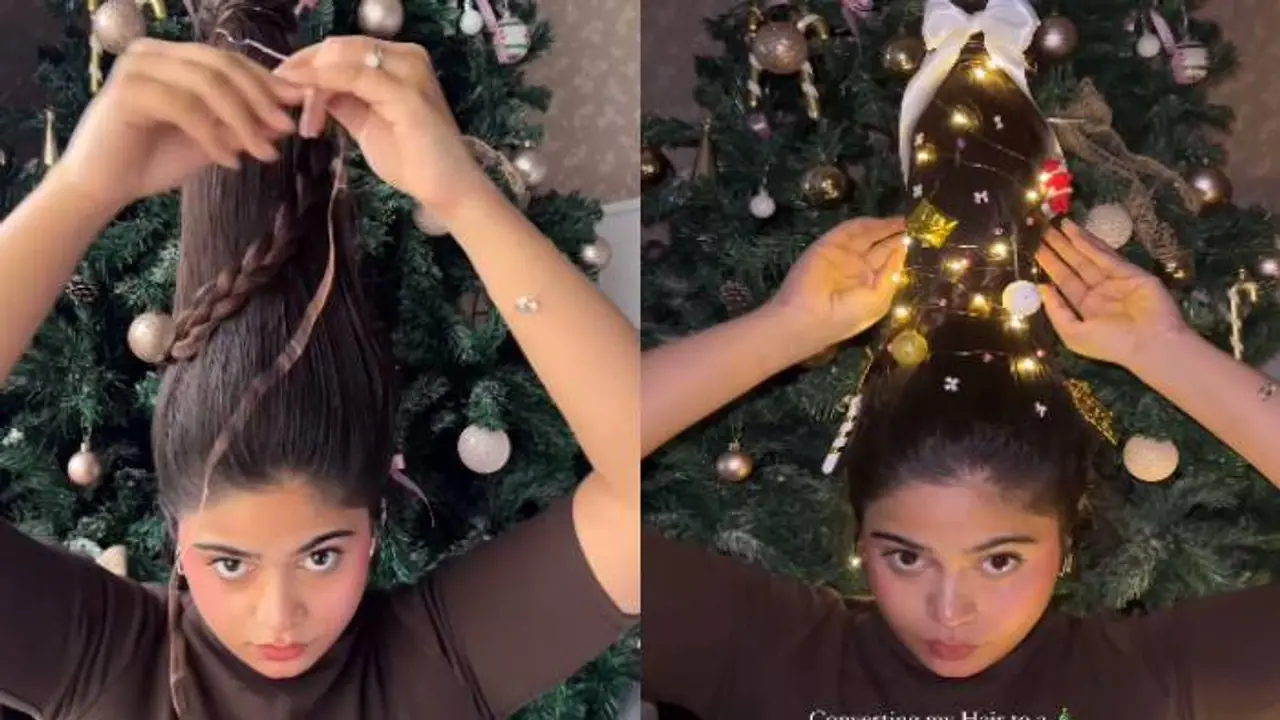 ഹമ്മേ, ശരിക്കും ഞെട്ടി; യുവതിയുടെ തലയിൽ ദേ ഒരു ക്രിസ്മസ് ട്രീ, 'എന്തൊരു ക്യൂട്ട്' എന്ന് കമന്റ് ഹമ്മേ, ശരിക്കും ഞെട്ടി; യുവതിയുടെ തലയിൽ ദേ ഒരു ക്രിസ്മസ് ട്രീ, 'എന്തൊരു ക്യൂട്ട്' എന്ന് കമന്റ്